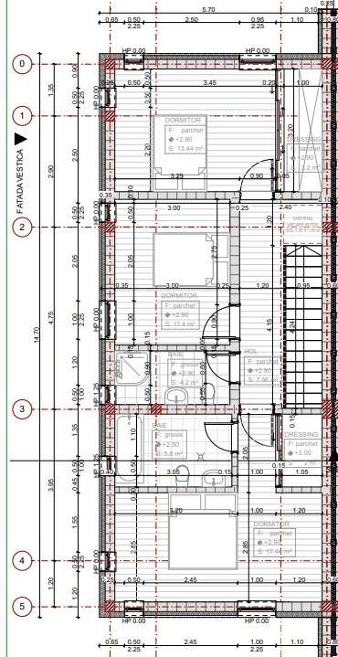 Duplex 4 camere, 173mp utili, 200mp teren liber, Floresti, zona Magnol-14