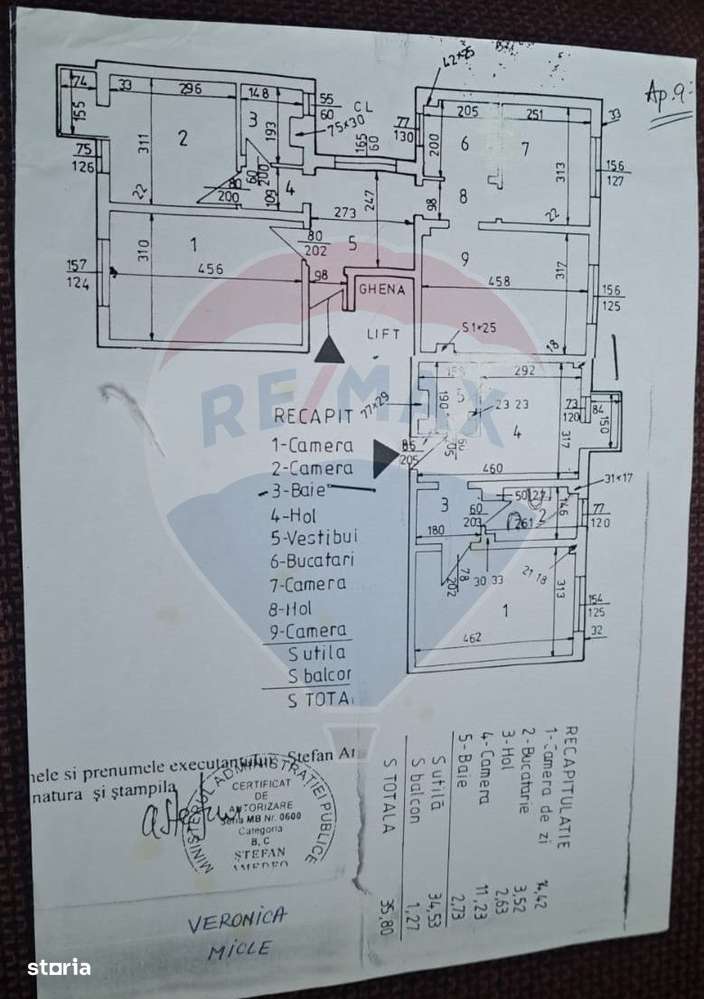 Apartament cu 5 camere de vânzare P-ta Victoriei Veronica Micle-13