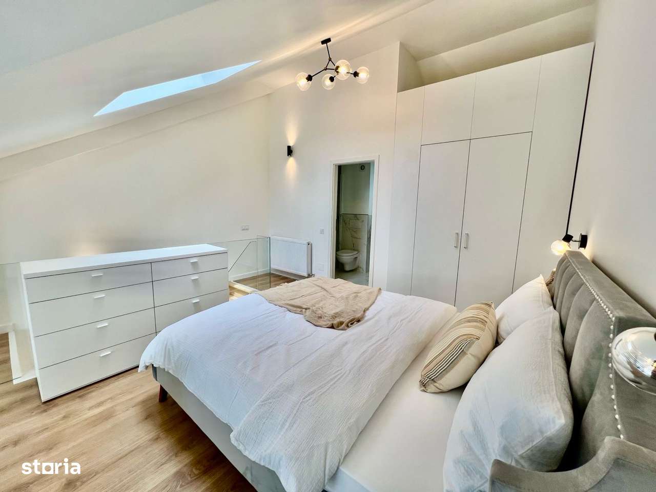 Apartament 2 camere, 2 bai, terasa - mobilat modern, parcare-2