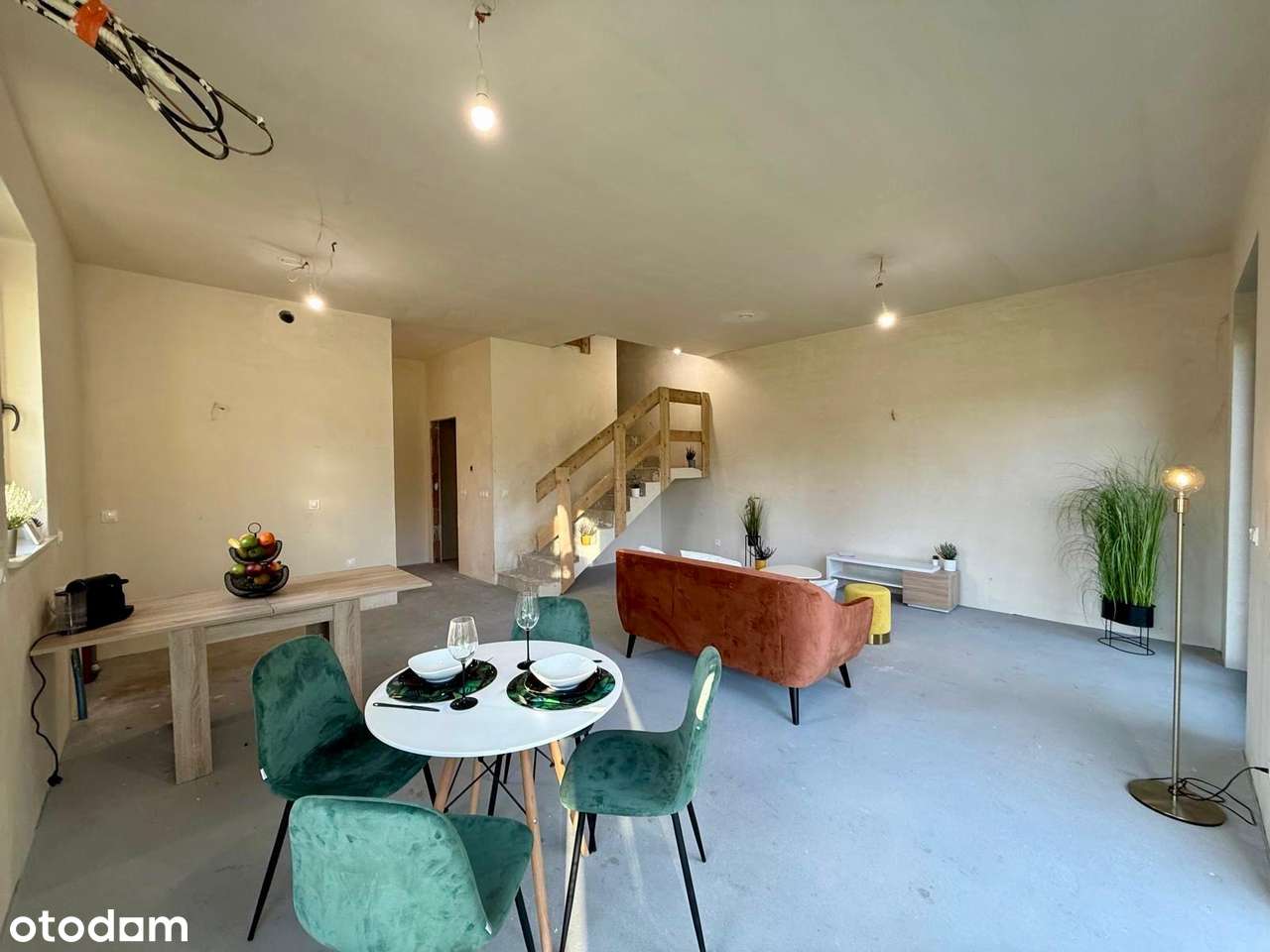 Nowoczesna przestrzeń, Segment z garażem i ogrodem - Wola Justowską-7