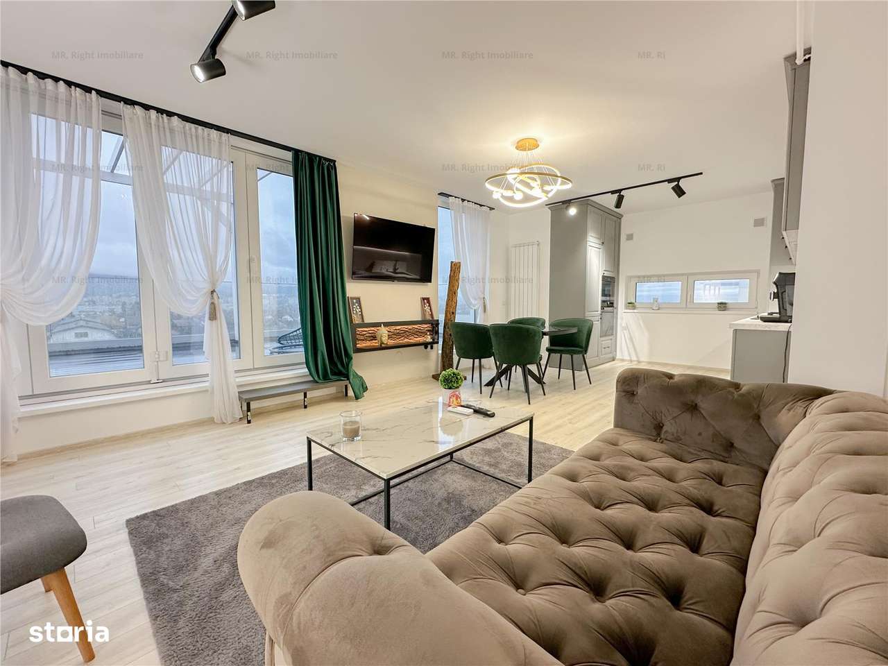 Penthouse elegant | Terasa cu View | Zona Coresi - Imagine principală: 4/11