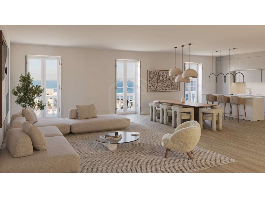 Exclusivo T2 novo em edifício histórico de prestígio com vistas des... - Grande imagem: 5/44