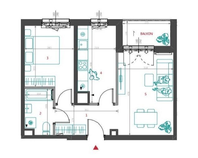 Targówek nowa inwestycja 45,96 m2 - bez prowizji!!