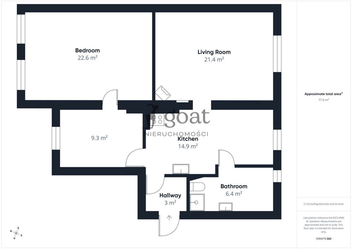 3 pokoje | Oliwa | 71m2 | Umeblowane-19