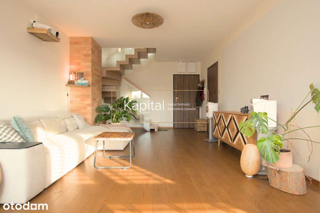 Designerskie mieszkanie z antresolą 73 m2 Maślice-4