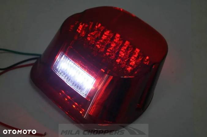 Lampa tylna LED Harley Davidson, czerwona - 3