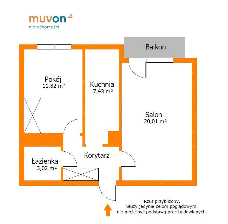 NOWA CENA! 2 pokoje parter spółdzielcze przy lesie - Pełny obrazek: 5/17