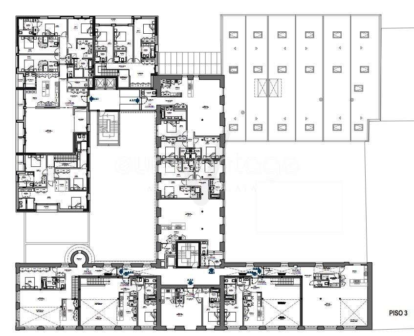 Apartamento T1 em Condomínio Fechado, Centro Leiria-24