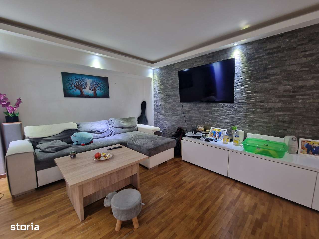 Zona Sud - 3 camere decomandate, etaj 3, mobilat-utilat, centrala gaze - Imagine principală: 5/16