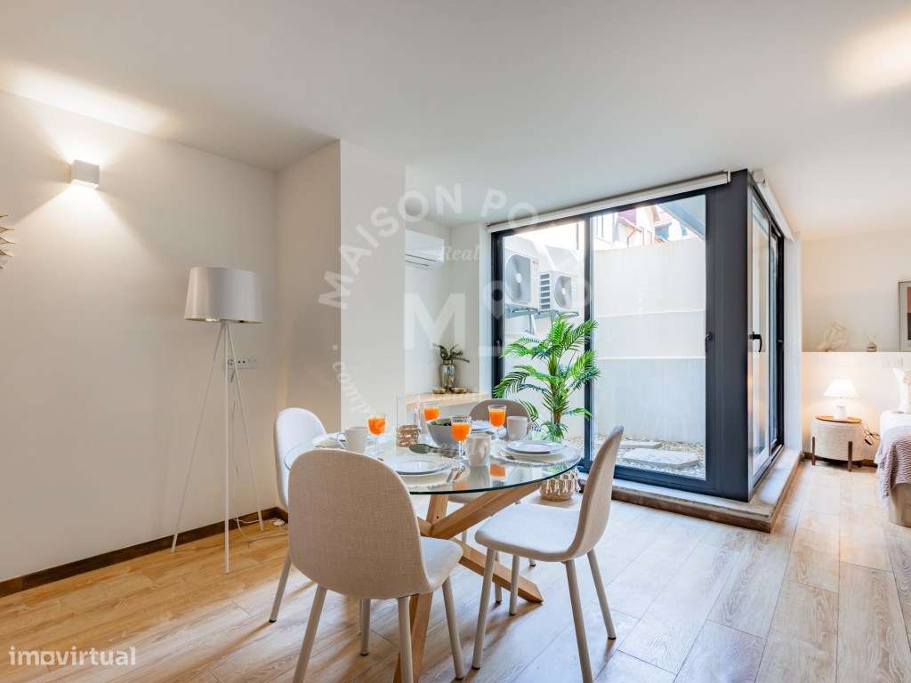 Apartamento T1 com Pátio Totalmente Equipado e Mobilado no Bonfim, ... - Grande imagem: 3/30