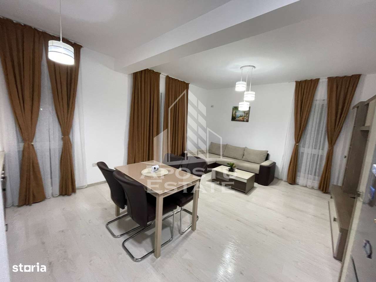 Apartament cu 2 camere mobilat si utilat in Giroc in spate la Lidl. - Imagine principală: 2/7