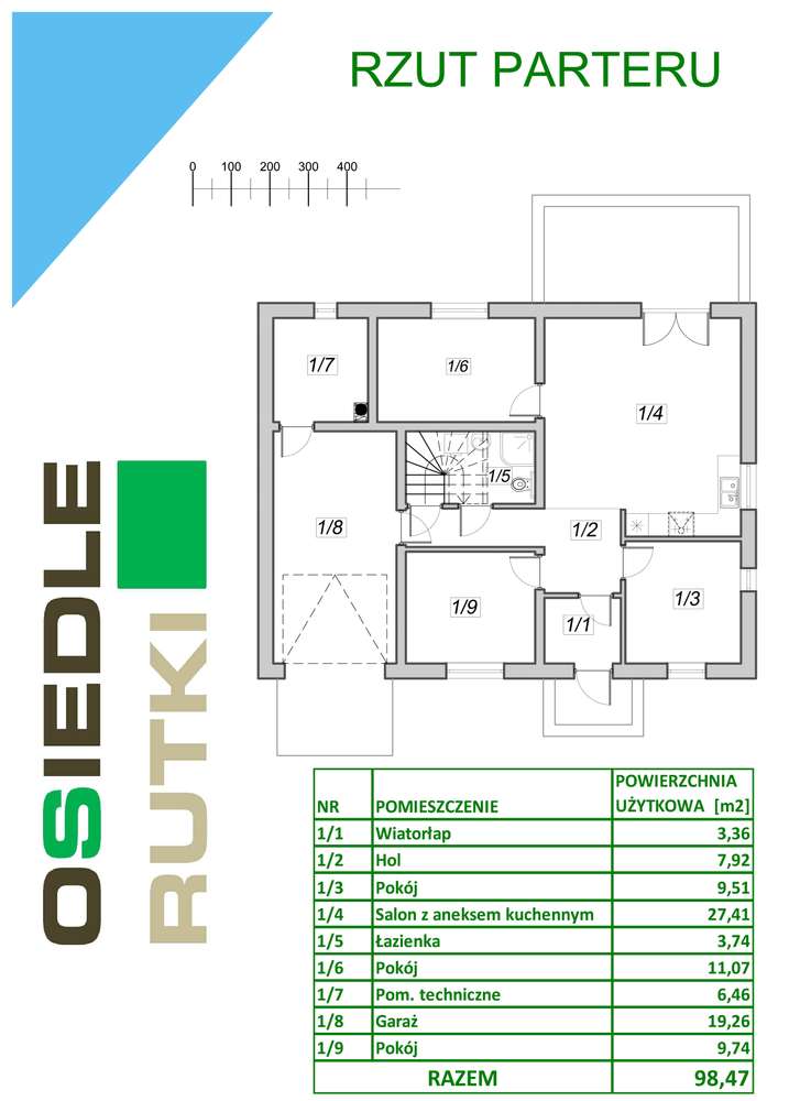 GOTOWY DOM 98m2 STAN DEWELOPERSKI lub z poddaszem 150m2 - Pełny obrazek: 3/12