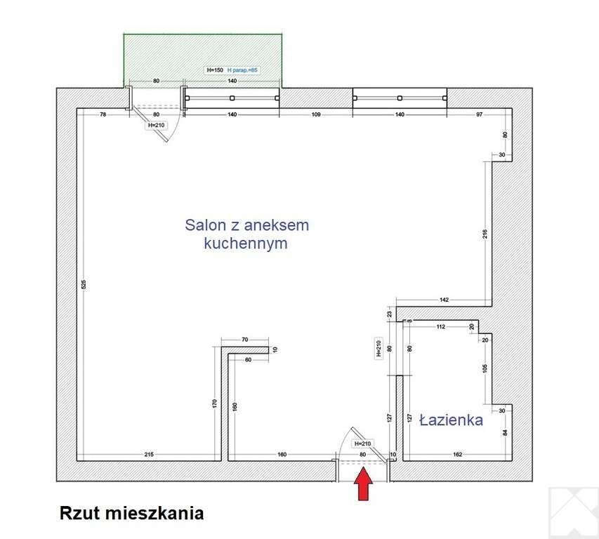 Kawalerka na ul. Glazera/stan deweloperski-16
