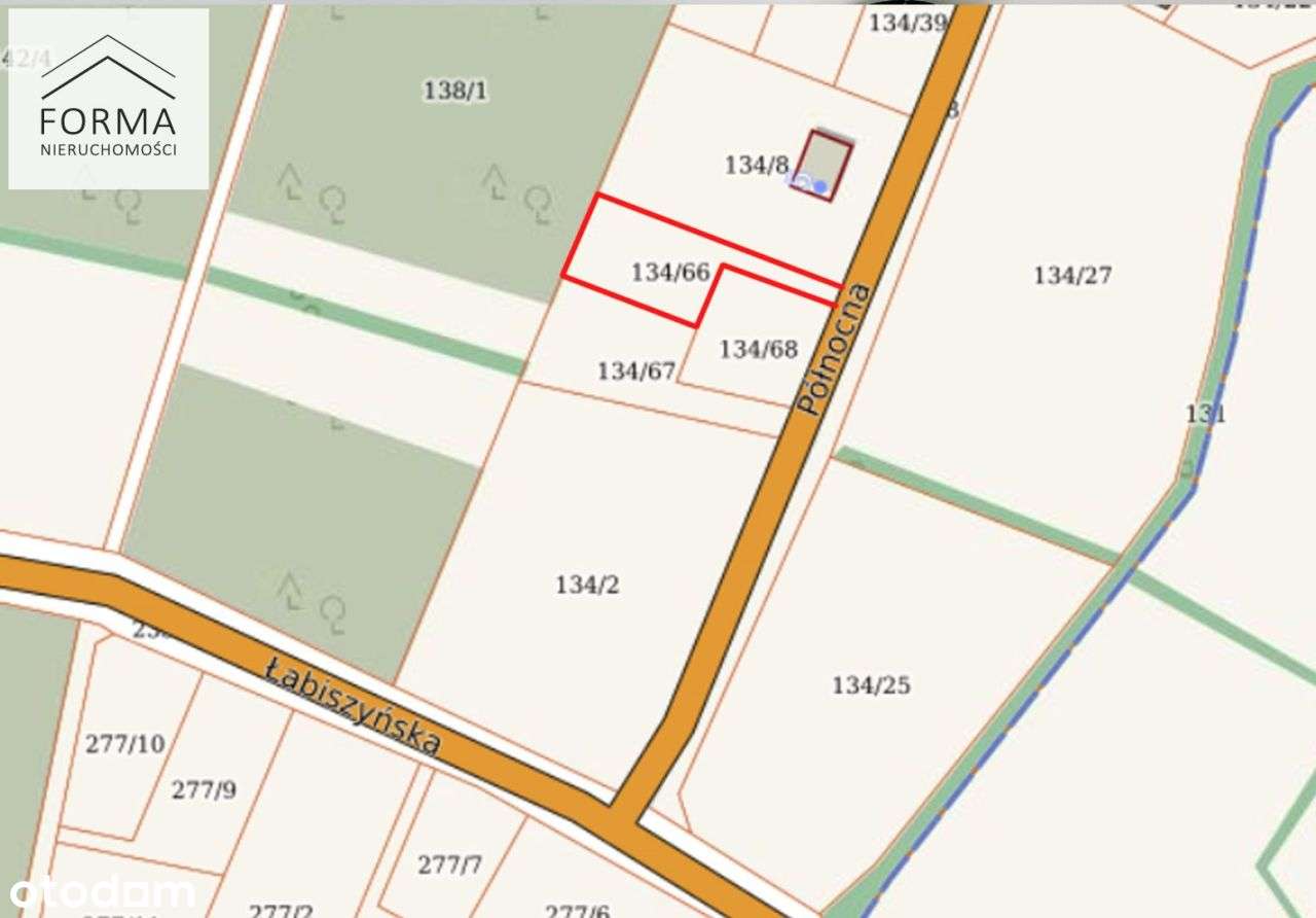 Działka budowlana Małe Rudy przy lesie 940 m2 - Pełny obrazek: 5/5