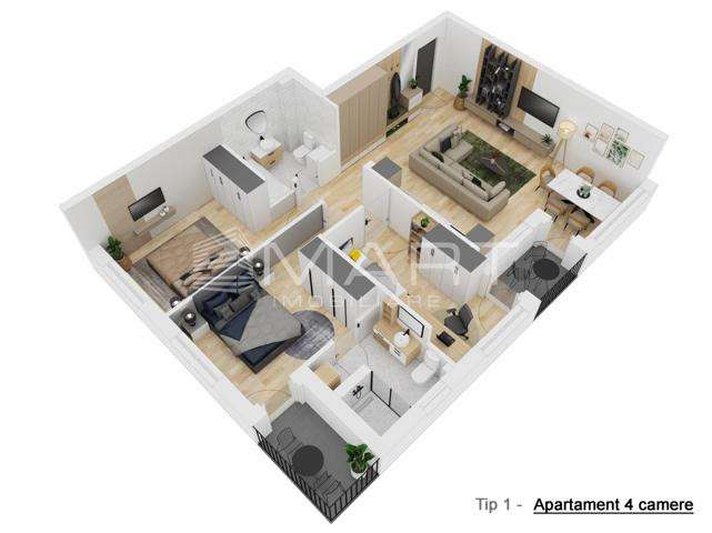 Apartament decomandat 4 camere Doamna Stanca — fotografia 1