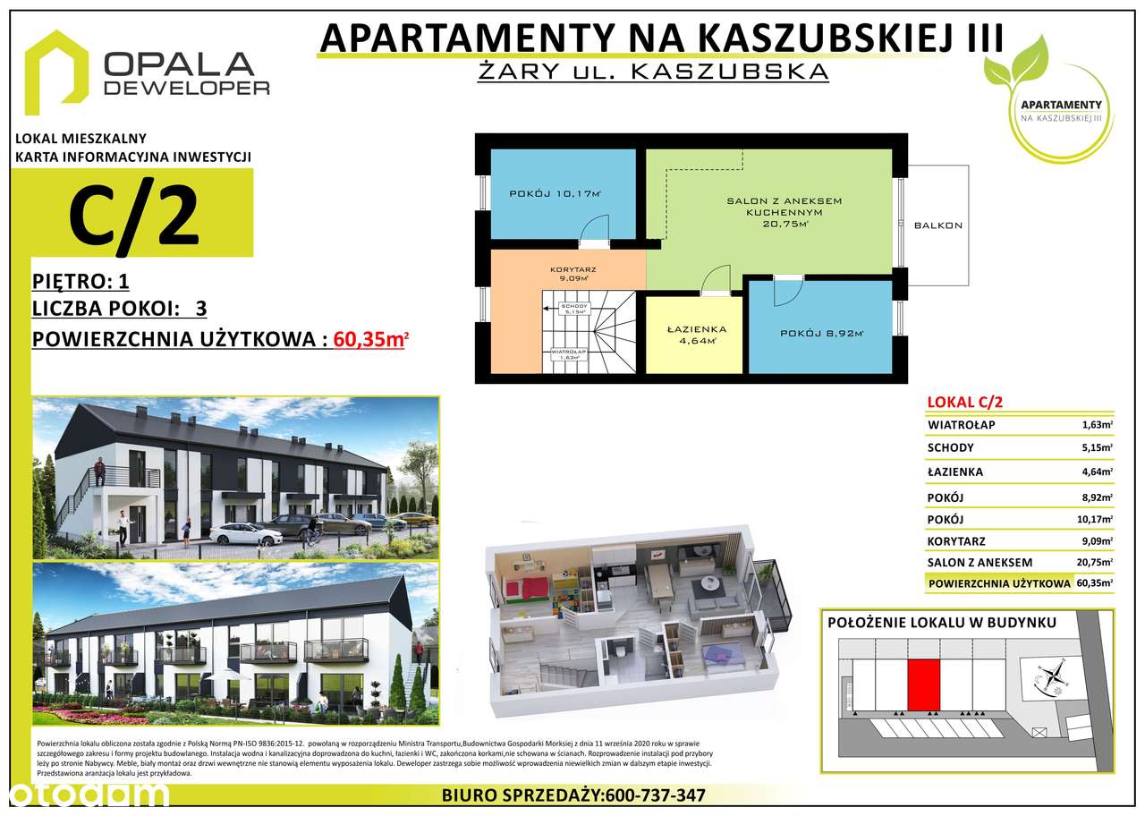 OSTATNI apartament !!!!! Żary Ul .Kaszubska-7