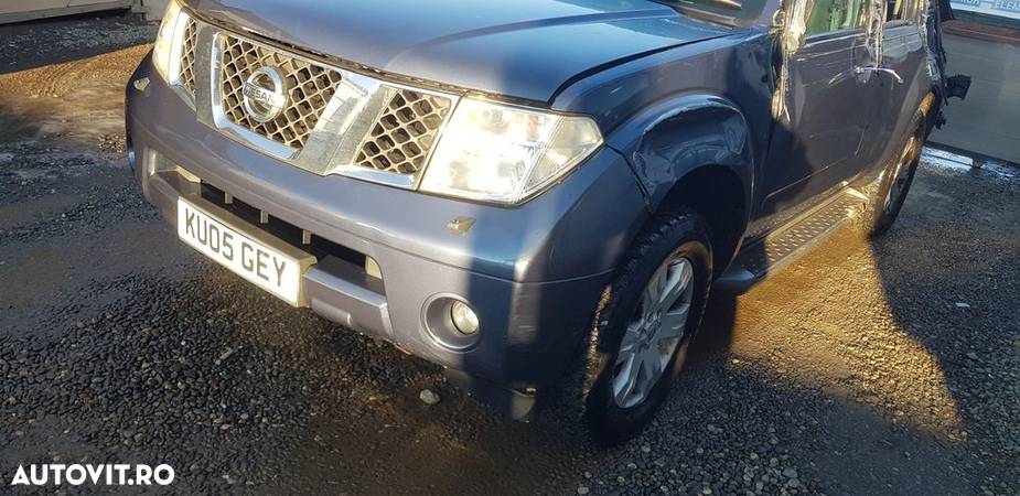 Bara fata Nissan Pathfinder 2004 - 2010 Gri (513) model cu spalatoare far - 3