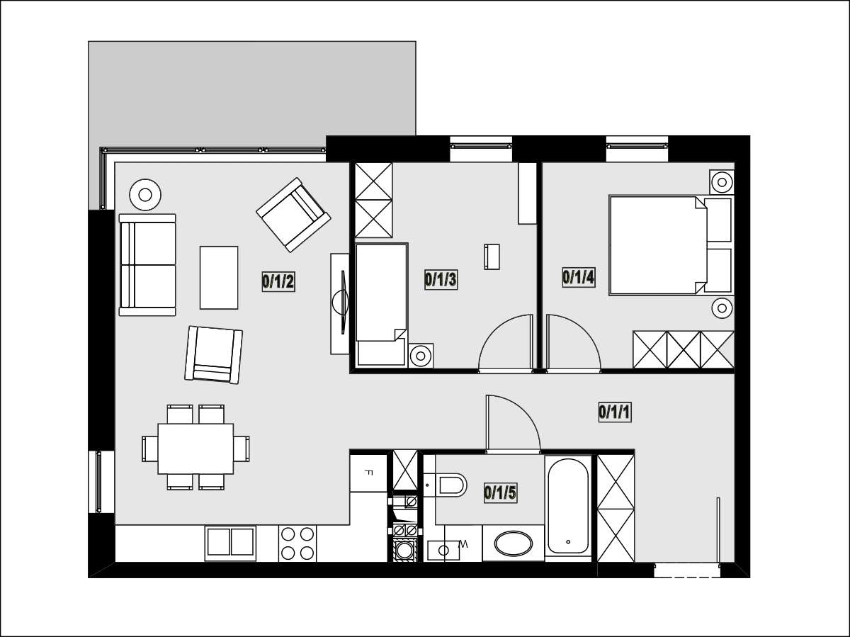 Nowoczesne 3 pokojowe / Dobra lokalizacja / Okazja - Pełny obrazek: 4/4