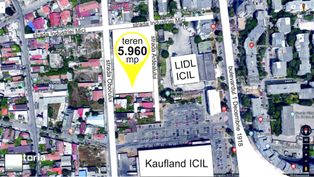 ICIL, Teren la 3 străzi, 5960 mp, ideal pentru dezvoltări