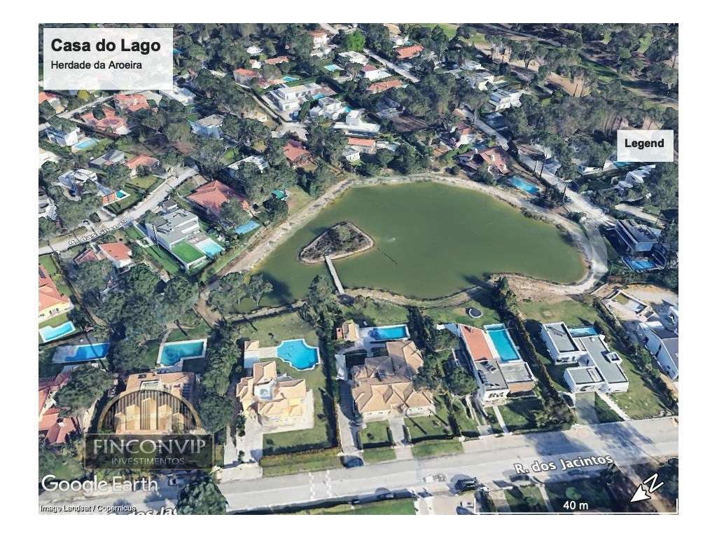 Moradia T5 na Herdade da Aroeira - Vista Panorâmica para Lago Priva... - Grande imagem: 5/5