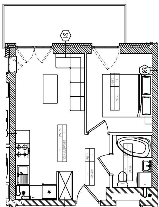 Rumiankowe Zacisze | mieszkanie 2-pok. | M14 - Pełny obrazek: 2/5