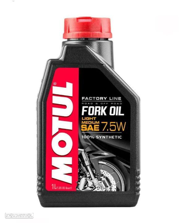 Motul , óleo fork oil factory line 7,5 oleo bainhas , suspensão forquete , forqueta, hidraulico - 1