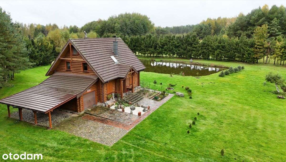 Posiadłość z bala, stawy, prywatny las!Jeziorak-3