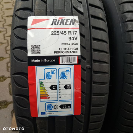 4x 225/45R17 Riken Ultra High Performance Nowy komplet opon letnich Poznań - 2