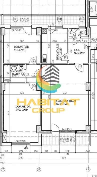 Apartament 3 camere Eroii Revolutiei mobilat cu 2 bai - Imagine principală: 4/8