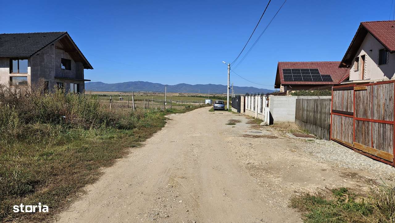 20min de Brasov teren cu toate utilitatile str Monumentului Feldioara - Imagine principală: 4/9