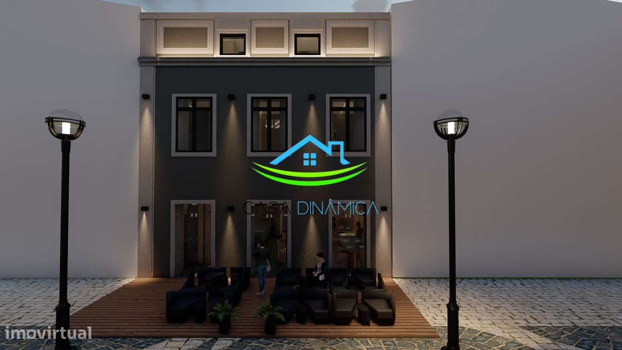 Moradia T4 para Recuperar com Negócio no Rés do Chão a 200 metros d - Grande imagem: 5/60