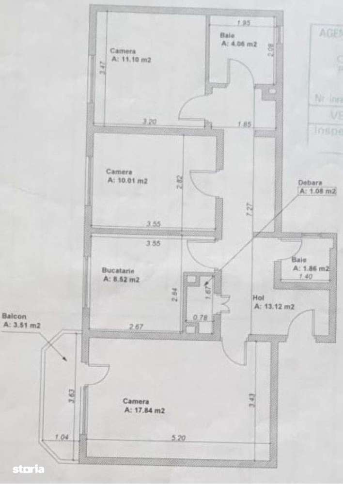 Tomis Nord-3 camere decomandat cu gaze-0