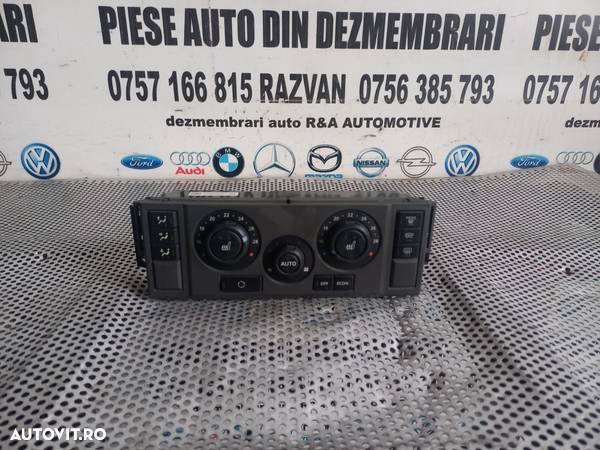 Panou Modul Comenzi Clima Dublu Climatronic Cu Incalzire In Scaune Land Rover Range Rover Sport L320 An 2005-2006-2007-2008-2009-2010-2011-2012 Volan Stanga Dezmembrez Range Rover Sport L320 2.7 Tdv6 Motor 276DT - Dezmembrari Arad - 1