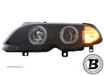 Faruri LED Angel Eyes compatibile cu BMW Seria 3 46 - 5