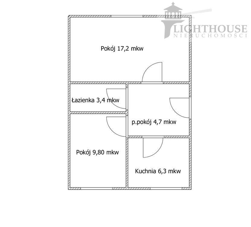 Mieszkanie 2 pokoje w centrum Starogardu 41,4 mkw-9