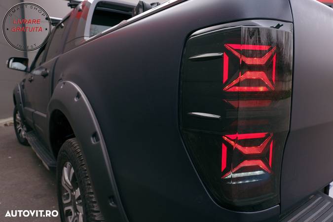 Stopuri LED Ford Ranger (2012-2018) Fumuriu cu Semnal Dinamic- livrare gratuita - 24