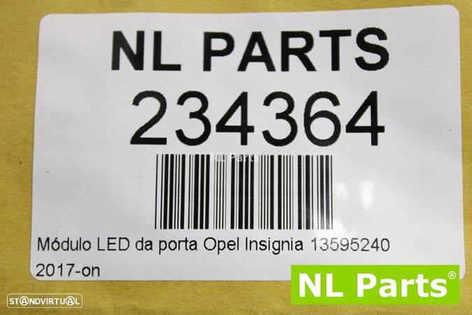 Módulo LED da porta Opel Insignia 13595240 2017-on - 4