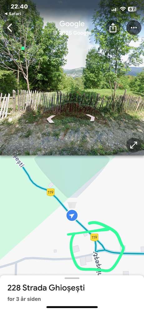 Teren vedere panoramica la munte in Comarnic/Ghiosesti - Imagine principală: 3/5