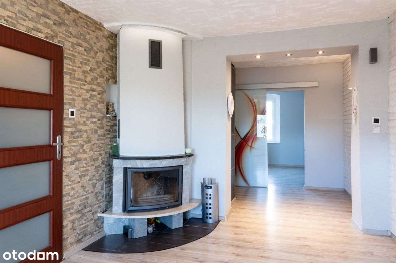 Mieszkanie 62m, 3 pokoje z kominkiem, piwnicą.-0