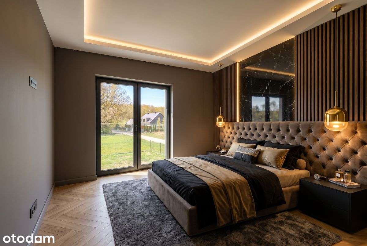 Nowoczesny bliźniak przy lesie-14