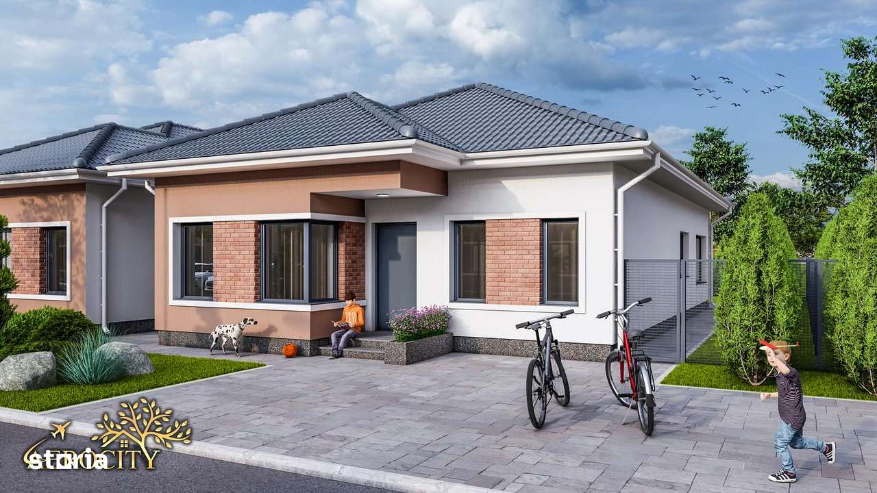 Vila individuala la cheie, 250mp curte, constr.  2022 - Imagine principală: 1/14