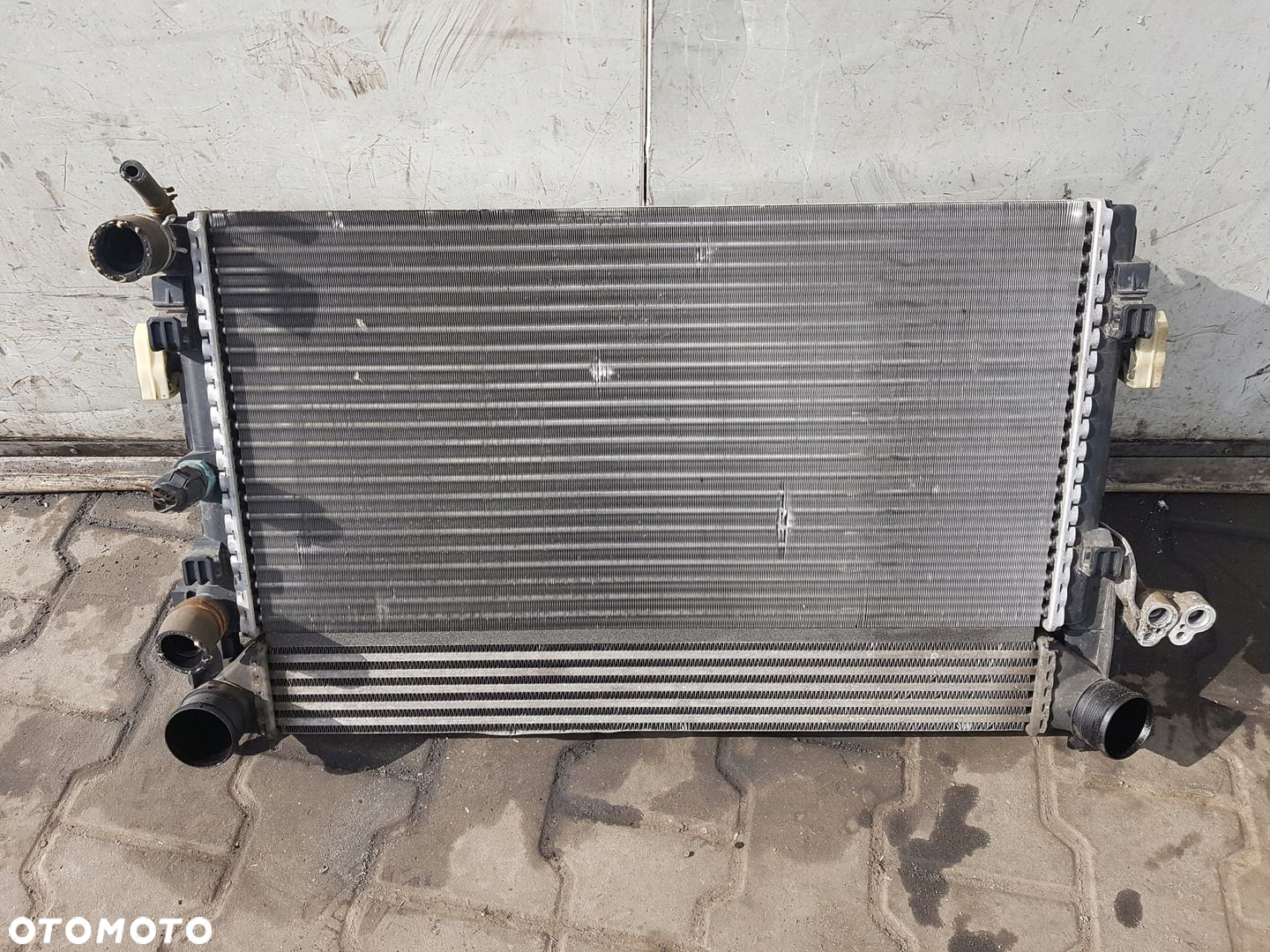 VW POLO 6R 09-14r 1.6 TDI CHŁODNICA WODY KLIMATYZACJI INTERCOOLER CHŁODNICE - 2