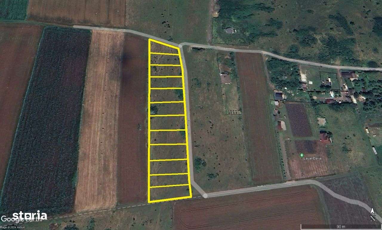 În RATE. Loturi de 100mp și 200mp Cristur la marginea satului zonă fru - Imagine principală: 2/4