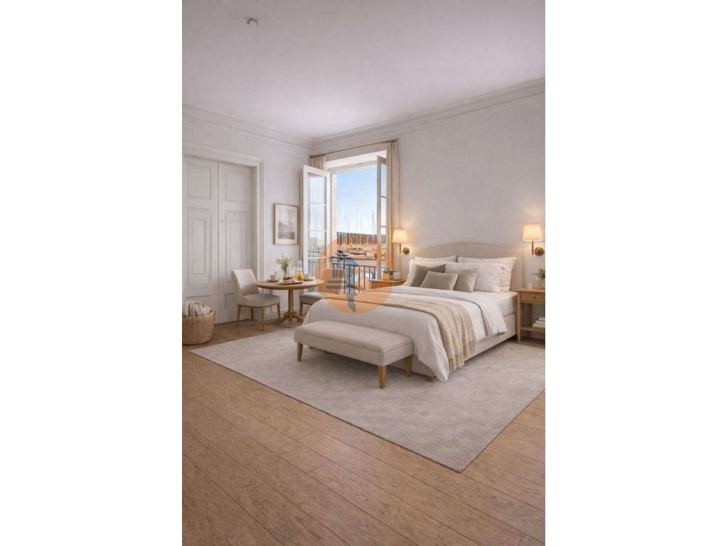 Encantador apartamento T2 com 89 m2 em um edifício Pombalino de gra...-8