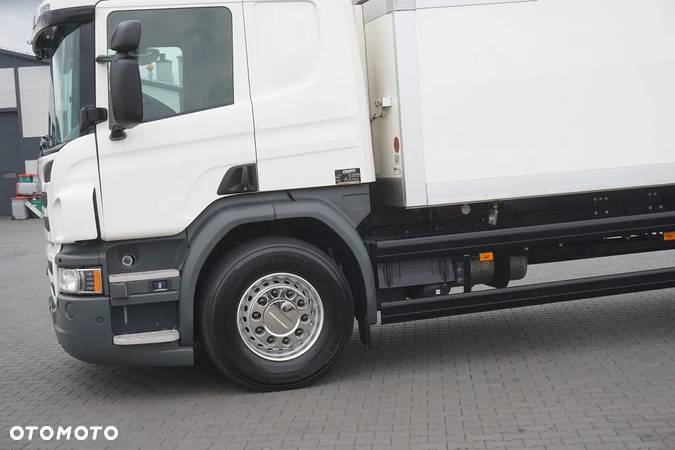 Scania P 410 / EURO 6 / CHŁODNIA + WINDA / 23 PALETY / OŚ SKRĘTNA / MAŁO UŻYWANA - 40