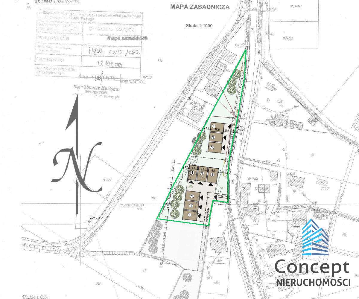 Jasień,  działka 81 ar z WZ na 9 domów!-8