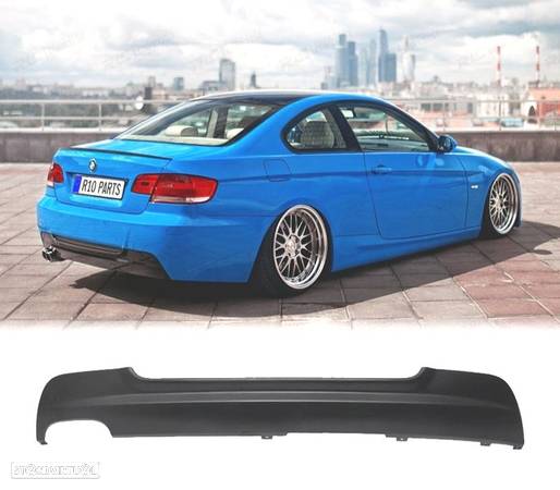 DIFUSOR PARA BMW E92 E93 LOOK M 06-14 DUPLA SAIDA ESQUERDA - 1