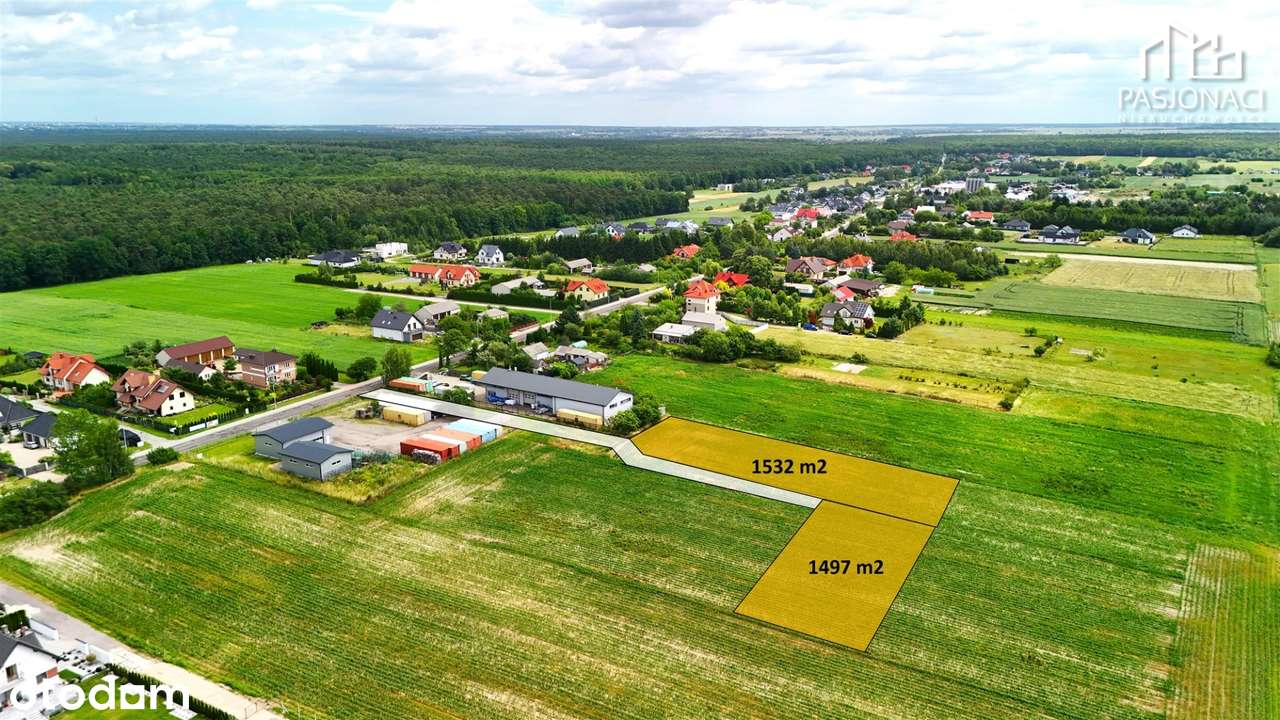 Ustawne działki budowlane Prawiedniki, gm. Głusk-3