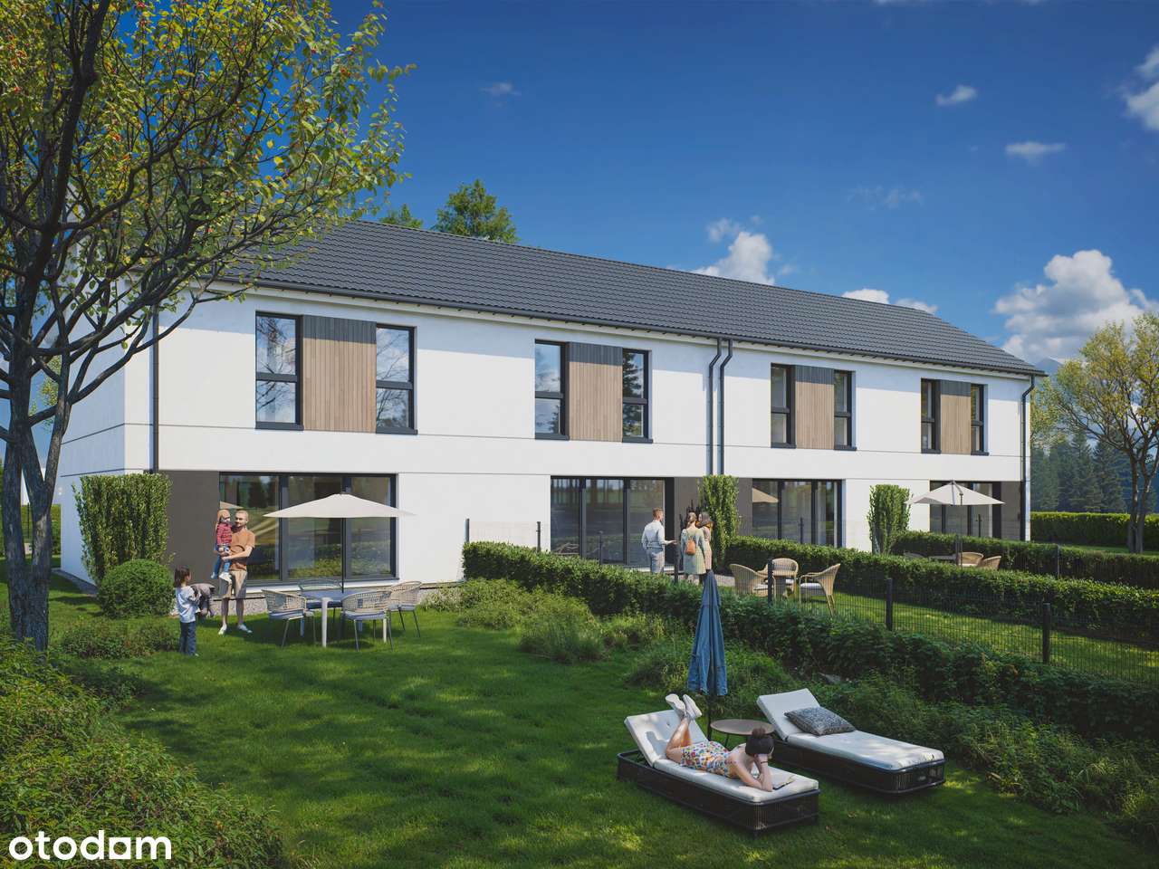 Nowoczesne domy w zabudowie bliźniaczej blisko Krakowa, 4 pokoje!-2