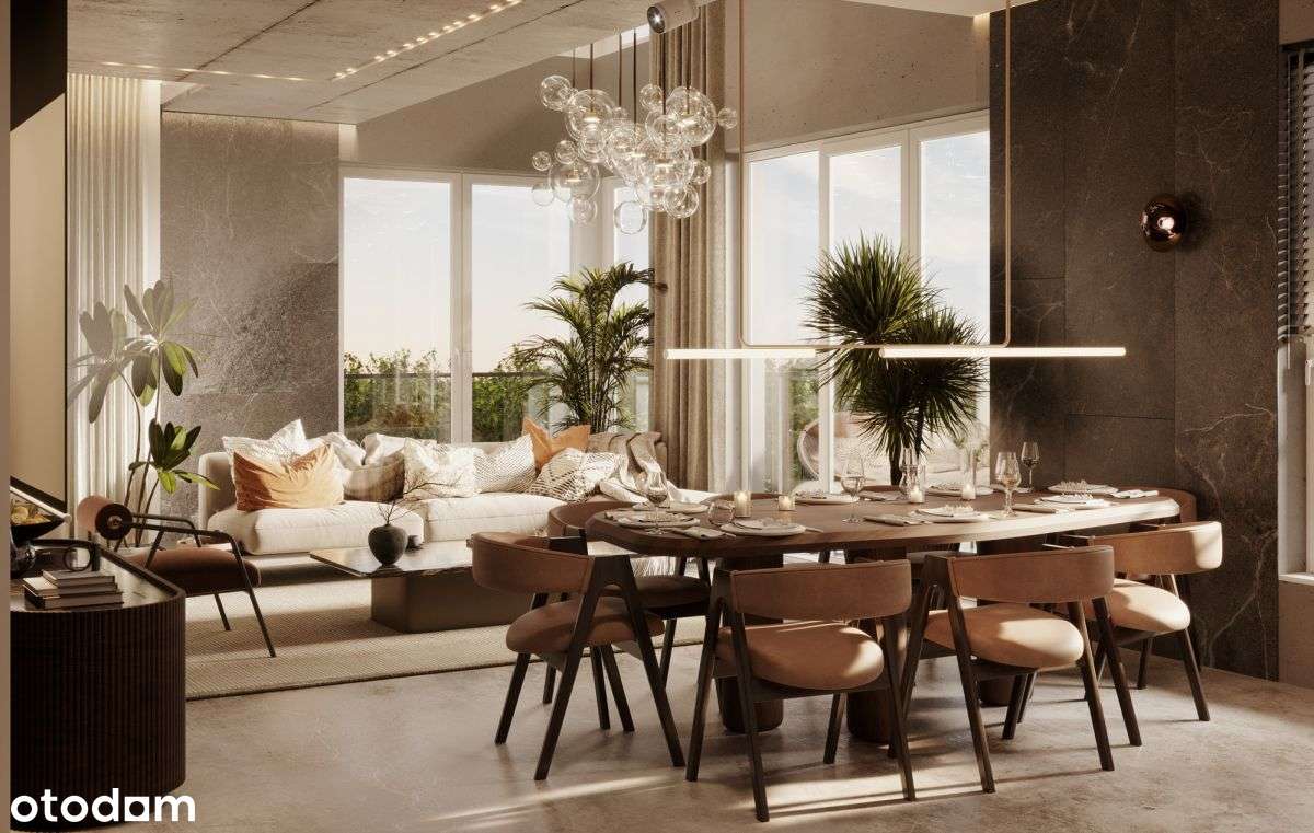 Dwupoziomowy luksusowy apartament z tarasem-2